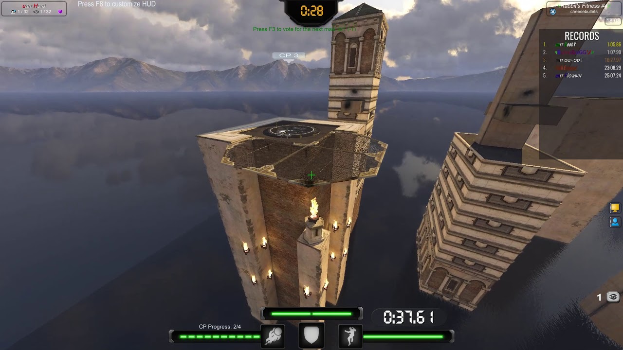 Rabbit's Fitness #4 WR shootmania obstacle