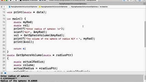 Copy of User Defined Functions in C Part4 Passing Parameters to Functions by Pointer