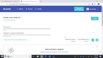 Creating Flashcards on Quizlet