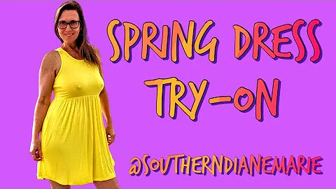 Spring Dress Try On Haul [Diane Marie]