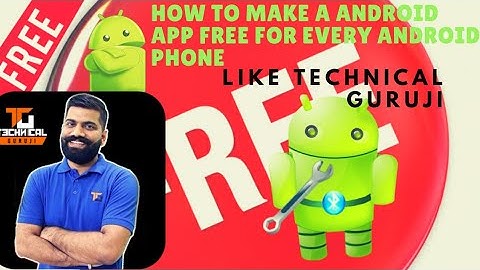 Make Your Channel App Like TECHNICAL GURUJI without Coding (in hindi )