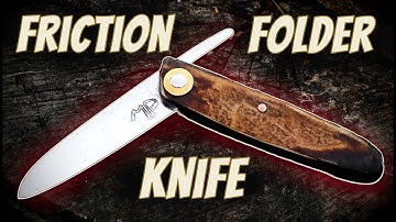 How I made my first friction folder knife
