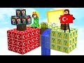 TÜRK BAYRAKLI ŞANS BLOKLARI - MİNECRAFT 23 NİSAN ÖZEL