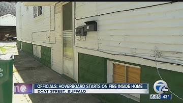 Hoverboard catches fire in Buffalo