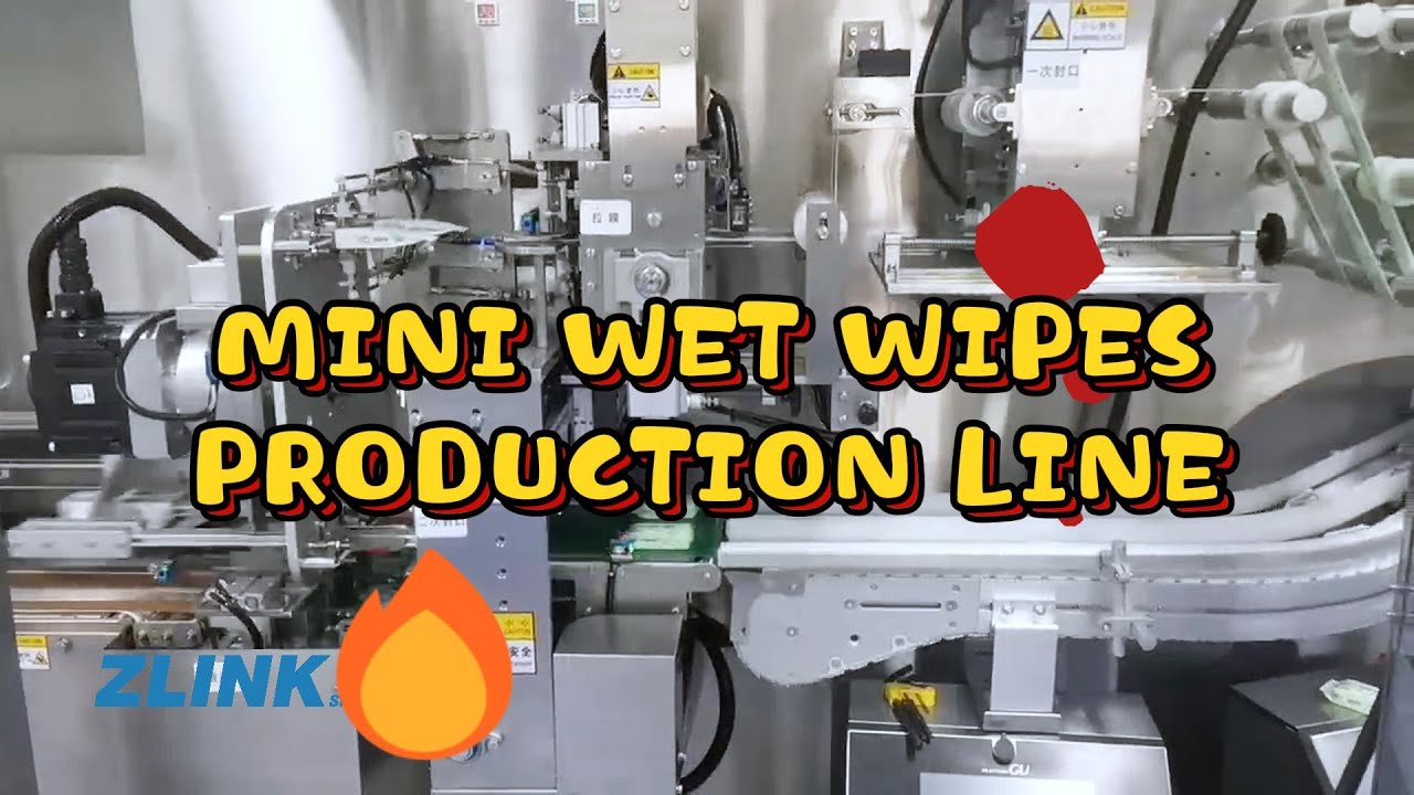 WET WIPES MACHINE | MINI WET WIPES PRODUCTION LINE IN Zlink -Wet Wipes ...