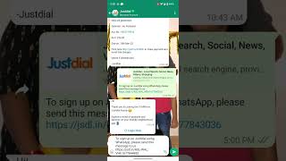 Justdial - Whatsapp Login Otp Less