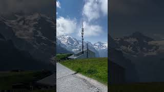 Swiss dream finally comes true❤️❤️#swissalps #switzerland #switzerlandtravelvlog #memory #love #fun