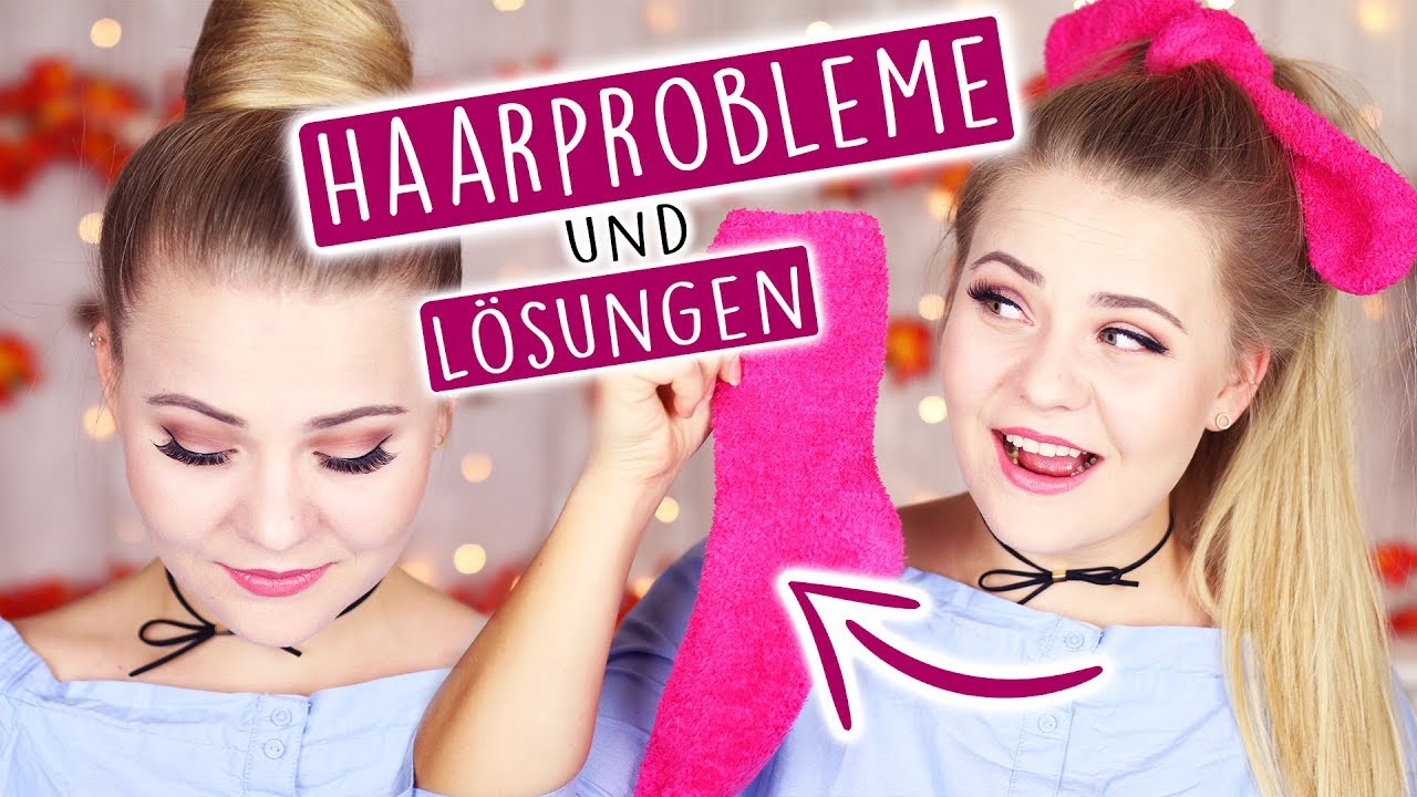 8 HAARPROBLEME & LÖSUNGEN! - Nie wieder Fliege-Haare! 😍
