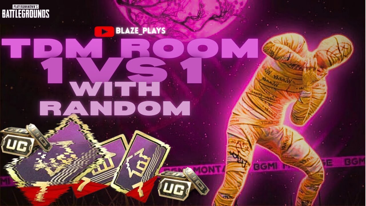 1 VS 1 TDM Room With Random Player | Custom Room | BGMI.. - YouTube