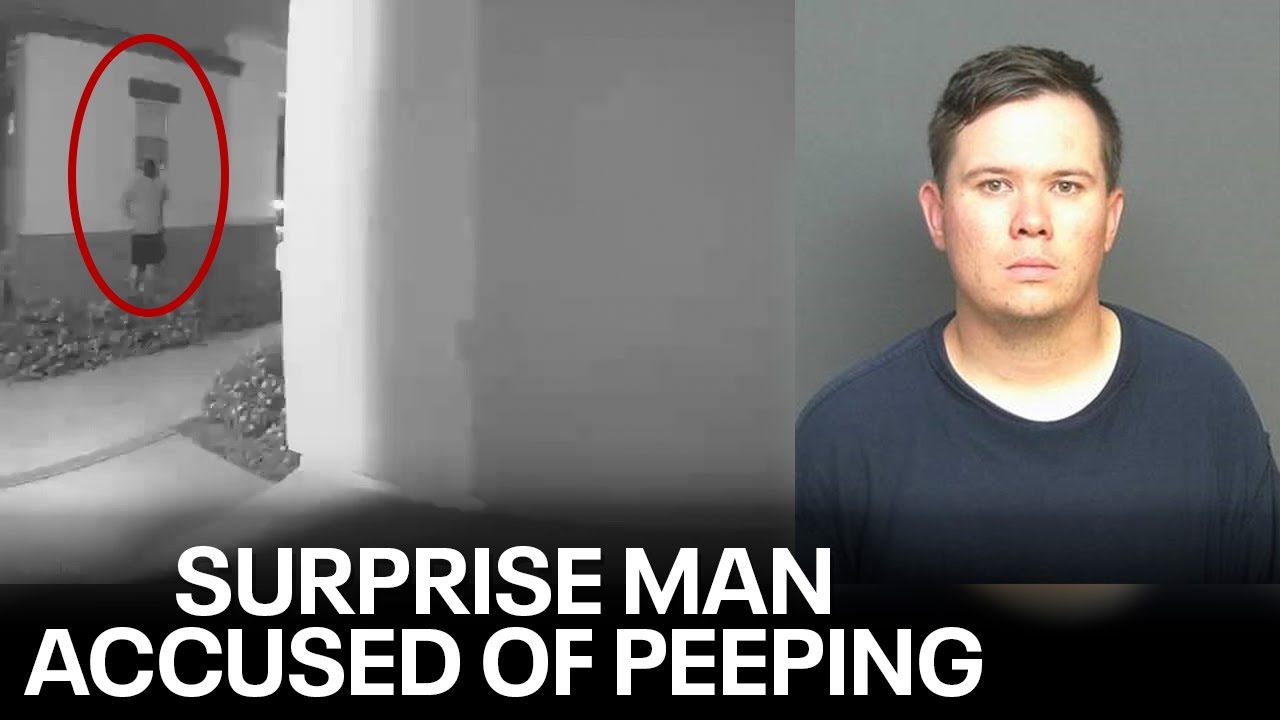Surprise man arrested in connection with peeping incidents picture