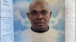 Thanks Giving Service for the lateCecil Albert Groves