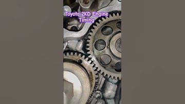 Toyota 2KD Engine Timing