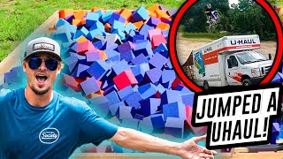 I Bought A FOAM PIT From NITRO CIRCUS Rider! *HUGE JUMPS!*