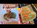 Custom Memorial Heart (Full Process + Cricut + Resin)