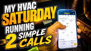 2 easy service calls on Saturday #hvac #hvaccontractor