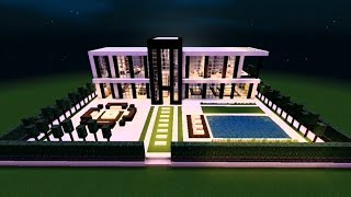 How to build a modern house 🏠 in Minecraft @MyMinecraftWorld688 #minecraft #house #youtube