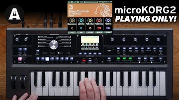 Korg MicroKORG II - Playing Only Demo