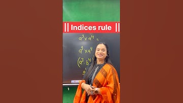 Indices rule || #knowledgejunction31 #mathstricks #ytshorts #indicesrules #indices #