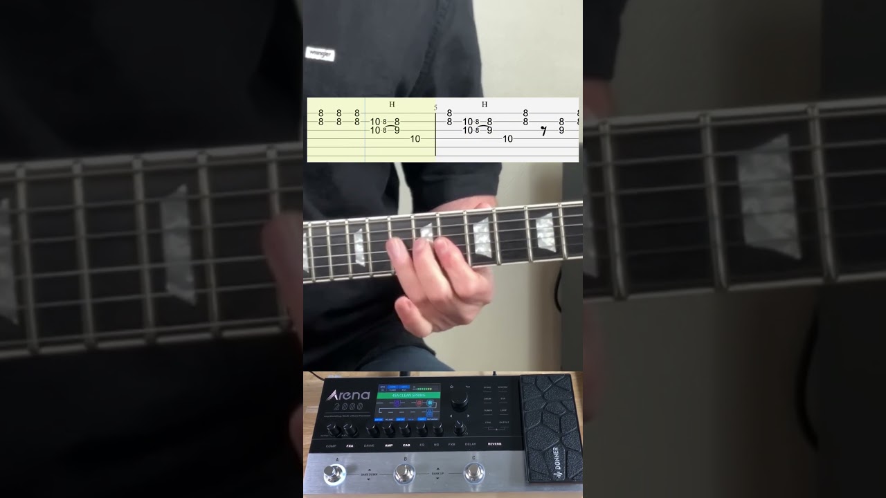 Run Rudolph Run Guitar + Tabs Arena 2000 pedal 