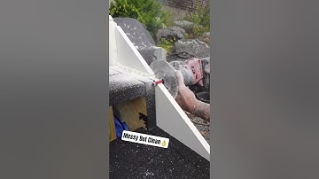 using a router to cut out stair stringer trim#constructionchannel #homeimprovement #diy