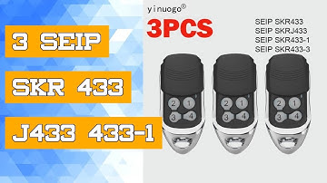 3 SEIP SKR 433 J433 433-1 433-3 Garage Door Remote Control Gate Opener SKR433 SKRJ433 SKR433-1 SKR43
