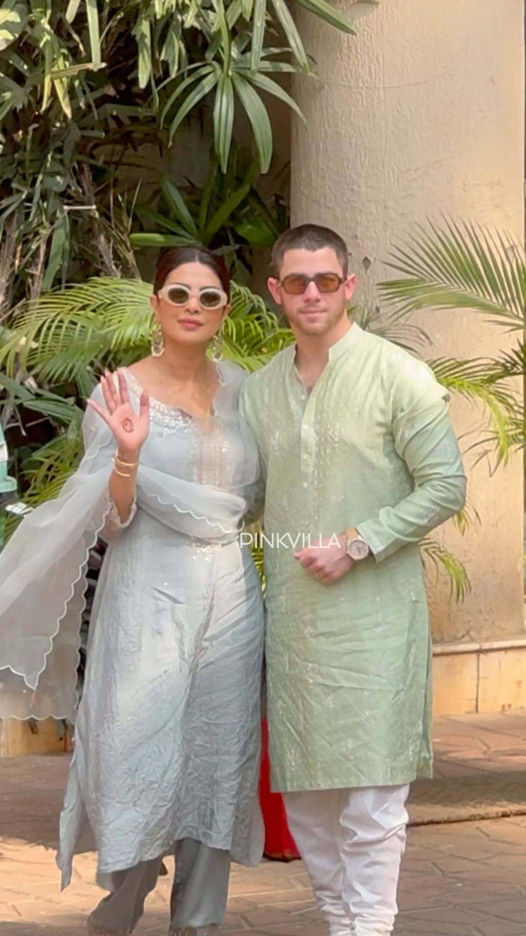 Priyanka Chopra \u0026 Nick Jonas SLAY the Traditional Attire?| #shorts #love #couplegoals #fashion