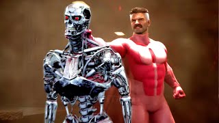 Mortal Kombat 1 All Fatalities on Terminator Exoskeleton