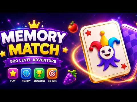 ​Memory Match: Brain Puzzle - Gameplay Trailer & First Look! 🧠🃏