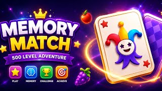 ​Memory Match: Brain Puzzle - Gameplay Trailer & First Look! 🧠🃏