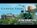 Binghamton university campus  full walking tour  so many improvements