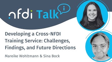 NFDITalk (1 December 2025): Developing a Cross-NFDI Training Service