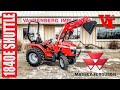 Massey Ferguson 1840E 8x8 Synchro Shuttle Compact Tractor (39.4 Engine HP) FLx2407 Loader