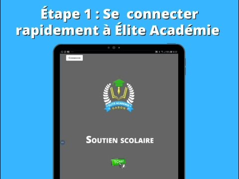 Comment se connecter à l'appli Elite Académie pour poser des questions aux Profs de Maths Physique