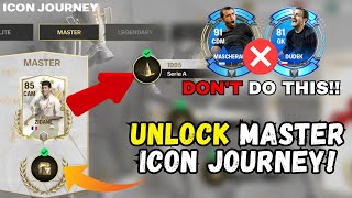 HOW TO UNLOCK MASTER ICON JOURNEY OF ZIDANE?! DONT DO THIS MISTAKE WITH RANK ITEMS!!! FC MOBILE 24