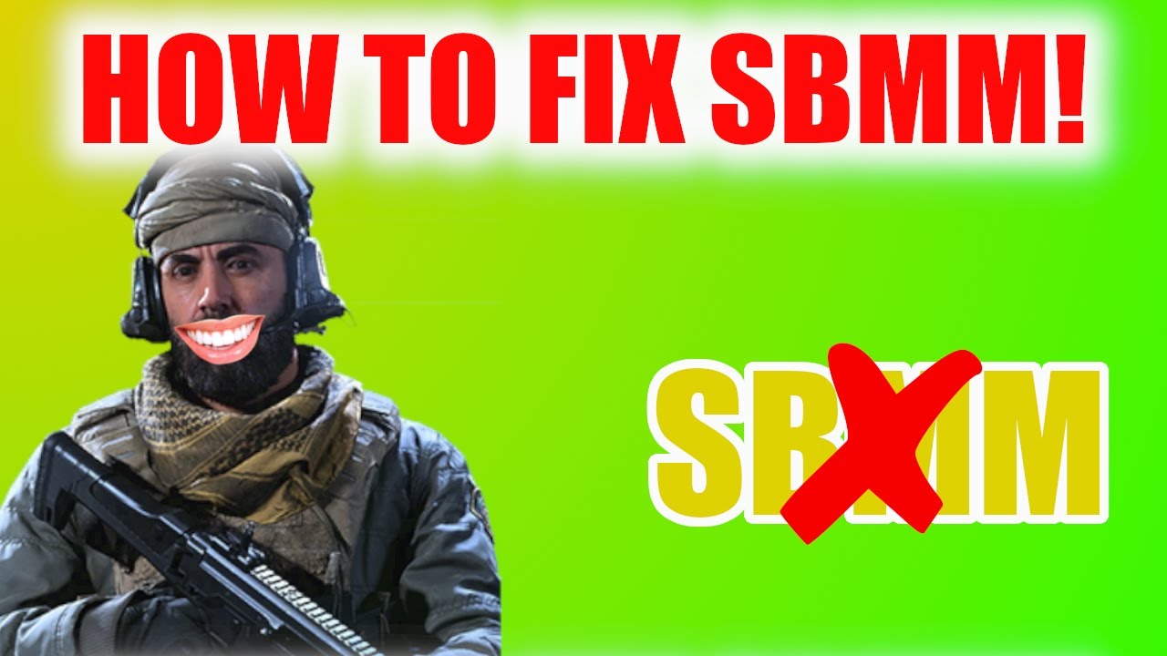 SOLUTIONS TO SBMM(Call of Duty:Cold War)