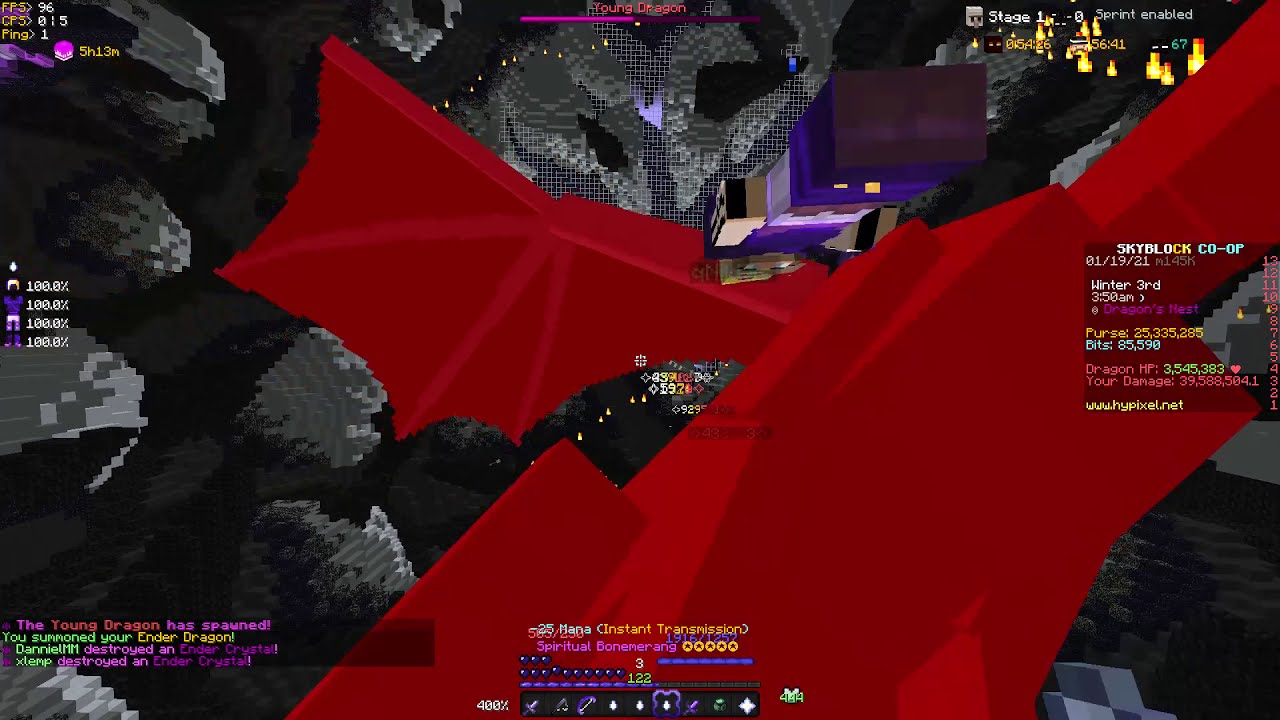 How to Bone a Lizard (hypixel skyblock) YouTube