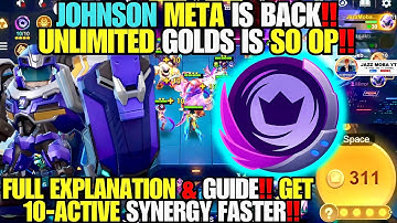 10-ACTIVE SHADOWCELL SYNERGY! SUPREME ASCENSION IS SO OP! JOHNSON IS BACK ON THE META! #mcgg #mlbb