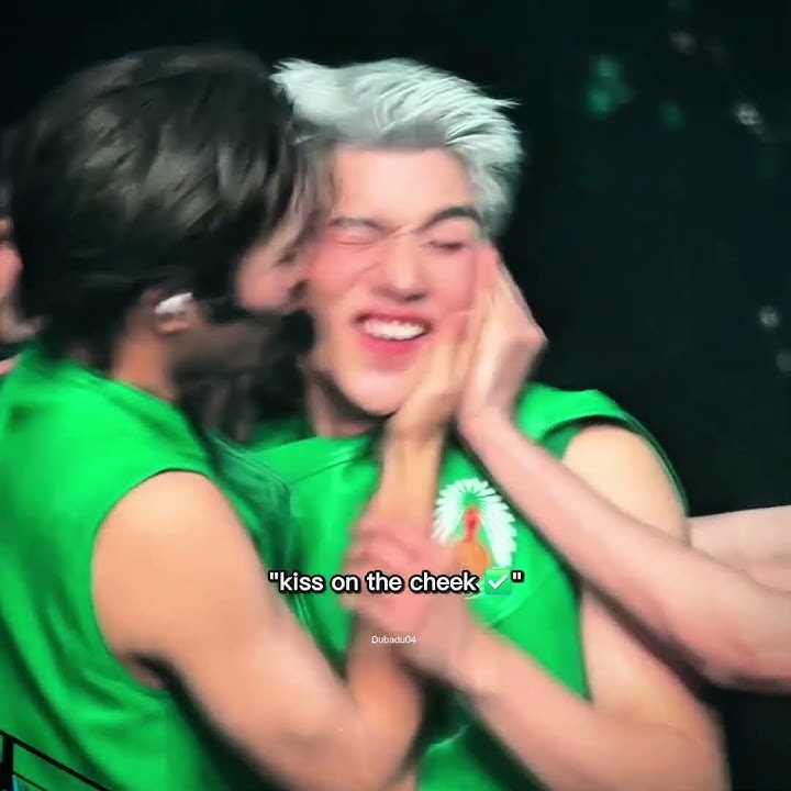 Gemini literally kissed fourth on his neck, ear and cheek🫣 #gemini_nt #fourthnattawat #geminifourth