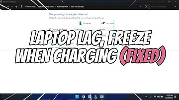 How to Fix Laptop Freeze, Lag, Hang When Plugged Charger is Plugged in, Charging