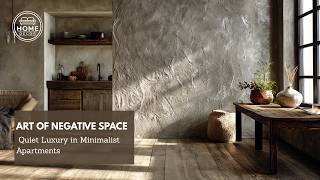 The Art of Negative Space: Quiet Luxury in Minimalist Apartments