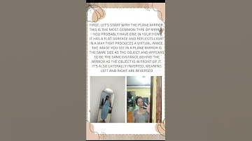 Exploring the Magic of Mirrors: Plane, Concave, and Convex Reflections