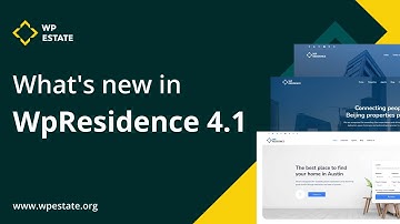 What is new in WpResidence theme version 4.1