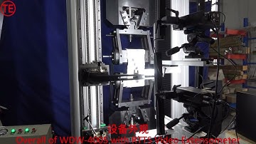 WDW-400S UTM with DlC video extensometer for geo-textile as per lSO 10319,  ISO 10319 and ASTM D4595