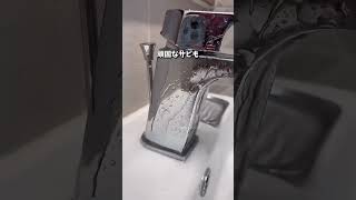 ゴシゴシ擦る掃除はもう終わり！塗って流すだけで長年こびりついた水アカ・サビがピッカピカ！ツンとしたニオイも飛び散りもない主婦大絶賛の時短テク！ – ほっと暮らし