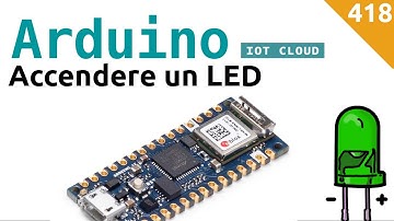 Usare la piattaforma Arduino IoT Cloud per accendere un LED - Video 418