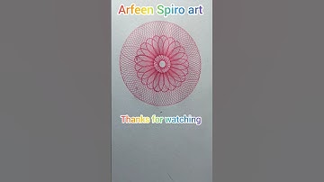 How many circles were drawn??? #Spirograph #2024 #shorts#shortvideo #art #2024