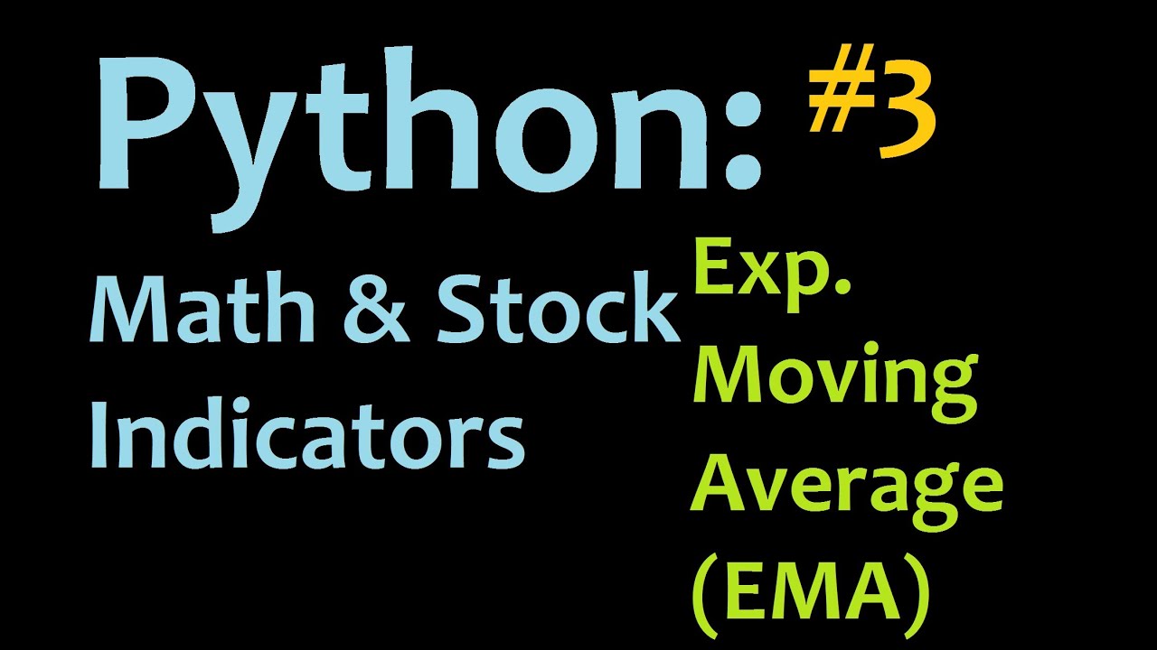 Python Exponential Moving Average