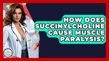 How Does Succinylcholine Cause Muscle Paralysis? - The Operating Table