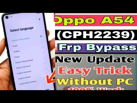 oppo a54 frp