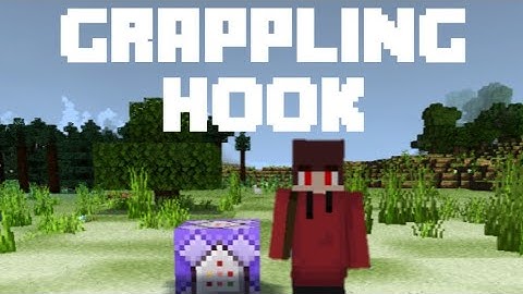 ✔️MCPE Command Block: Working GRAPPLING HOOK Tutorial |